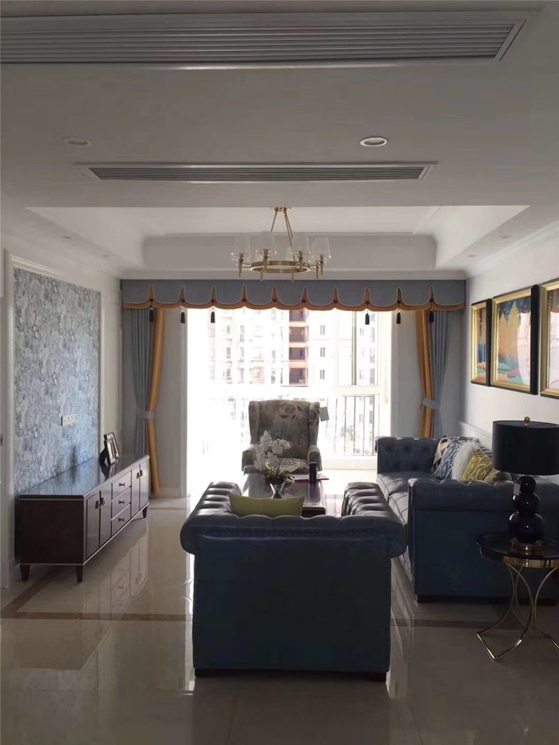 纽宾凯锦城简美风格装修效果图案例实景拍摄(图1)
