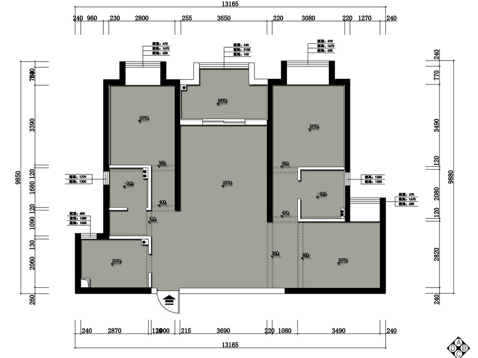 中建南湖壹号现代轻奢风格装修效果图