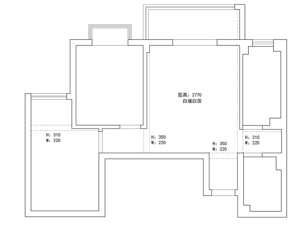 三里民居北欧轻奢风格装修效果图