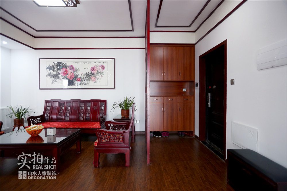 徐东馨苑132平新中式风格装修效果图(图13)