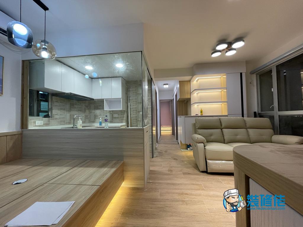 荃灣麗都花園裝修室內設計案例_鴻信設計工程有限公司