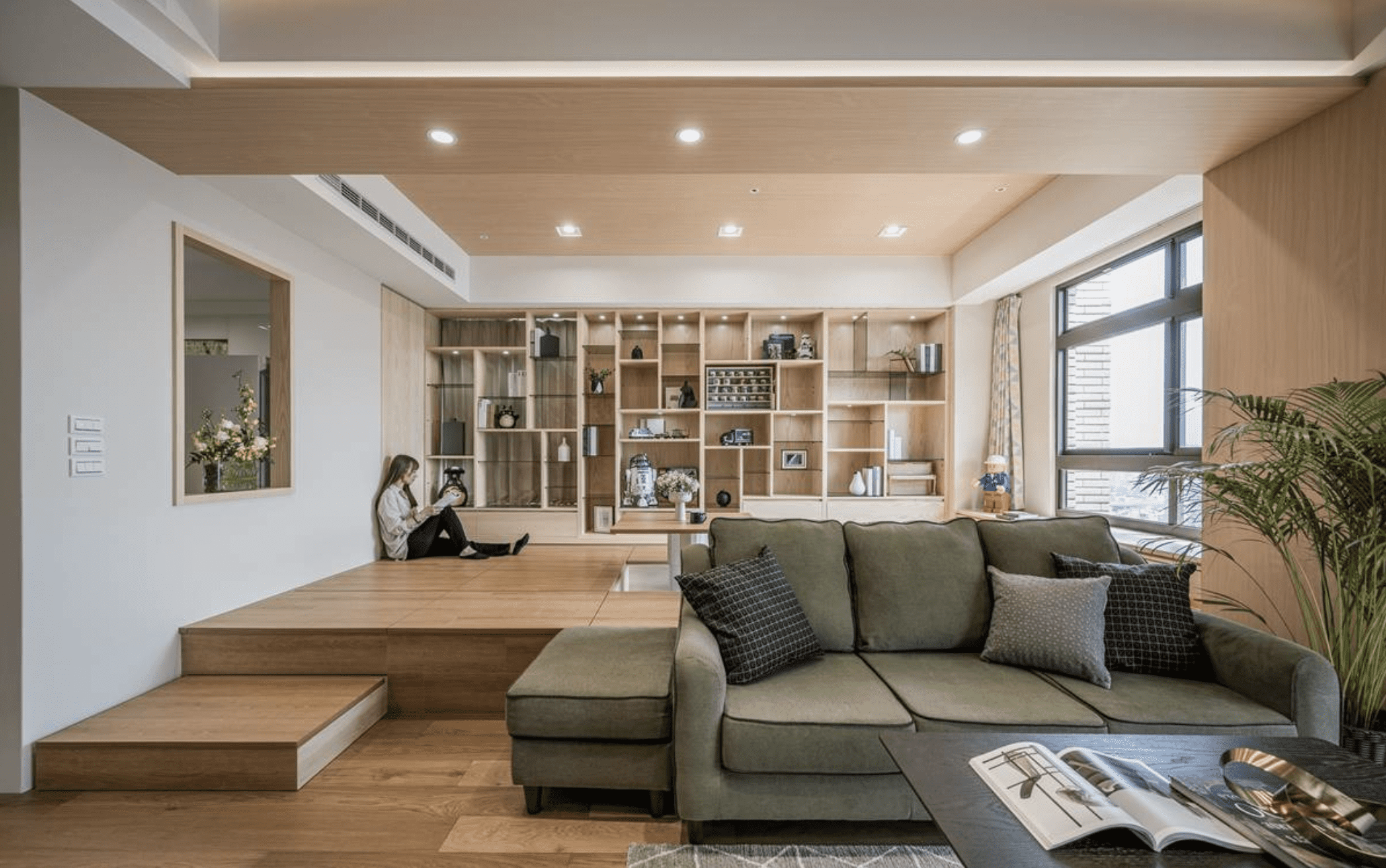 一起住進溫暖小木屋裝修案例(图3)