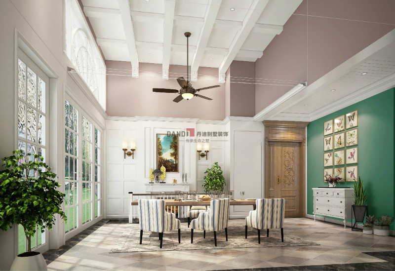 别墅客厅装修效果图