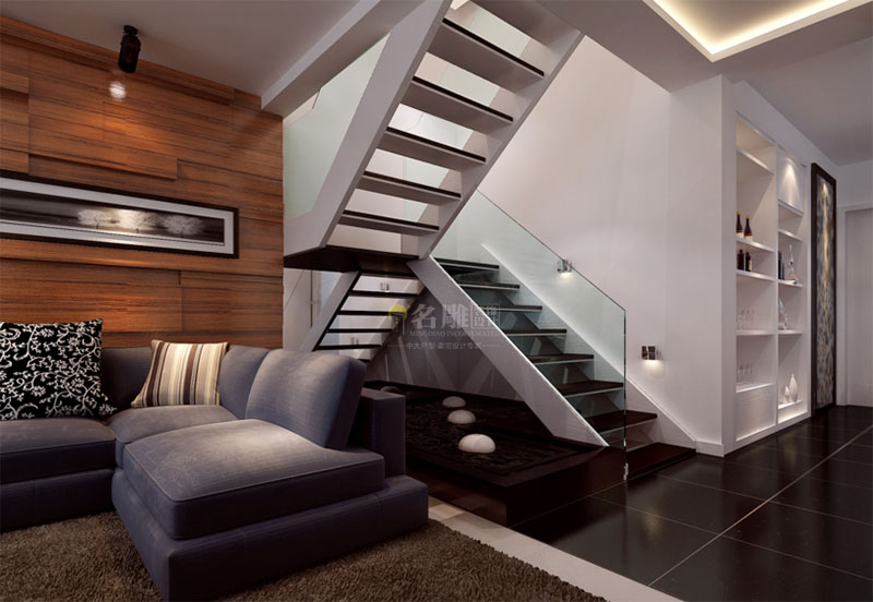 
复式豪宅装修选对楼梯很重要！