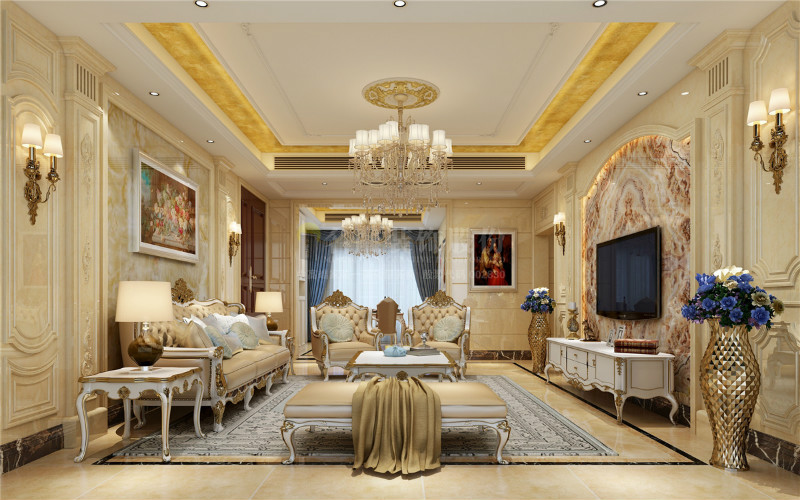 欧式风格三室装修