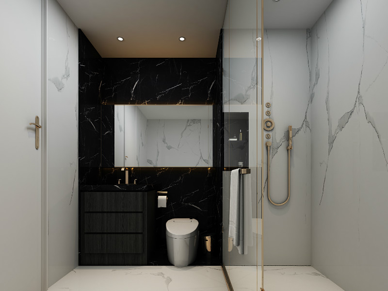 
怎么将一个卫生间改成两个？