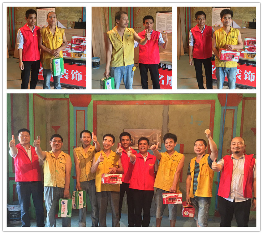 
名雕仁山智水工地巡检：金钻品质源于严谨！