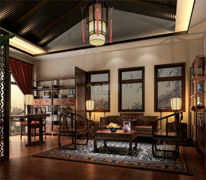 别墅客厅装修效果图