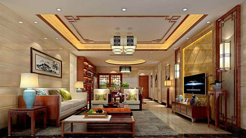 
140平米现代中式风格装修，不一般的艺术家居你想不