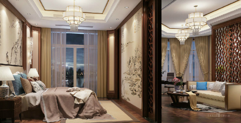 混搭别墅装修效果图