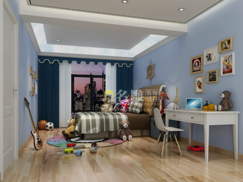 新中式别墅客厅装修效果图