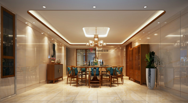 中式风格餐厅设计效果图