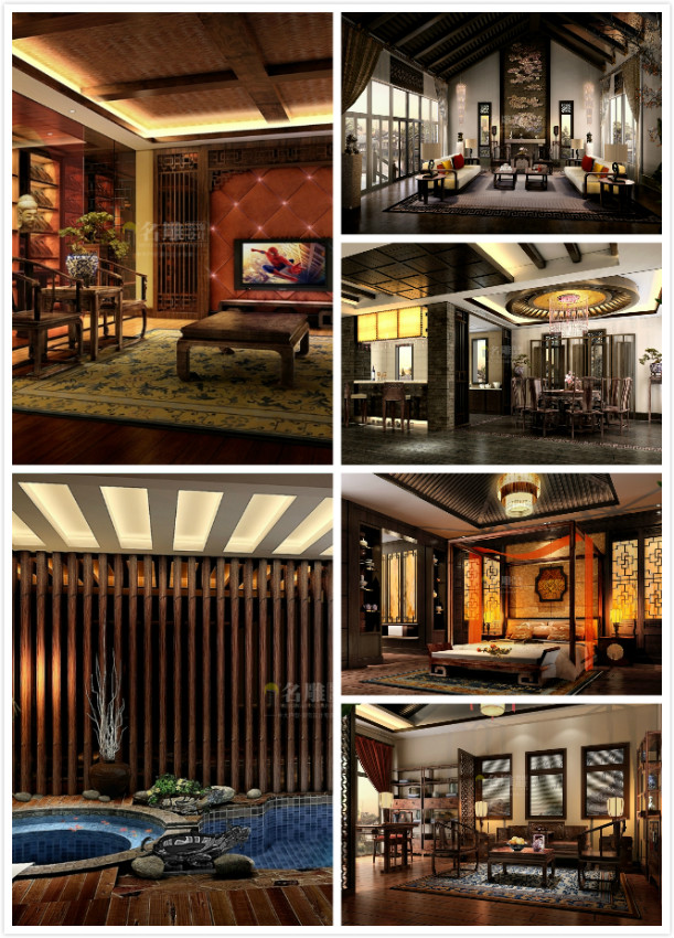 
别墅装修：300平米素年锦时般中式典雅主义！