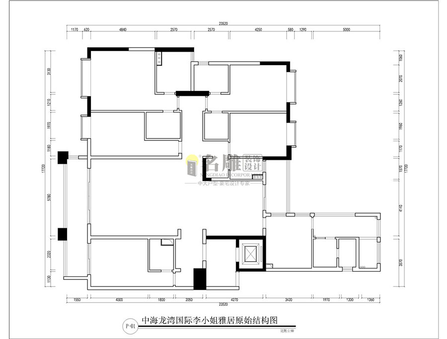 
中海龙湾国际300平米欧式风格室内设计装修