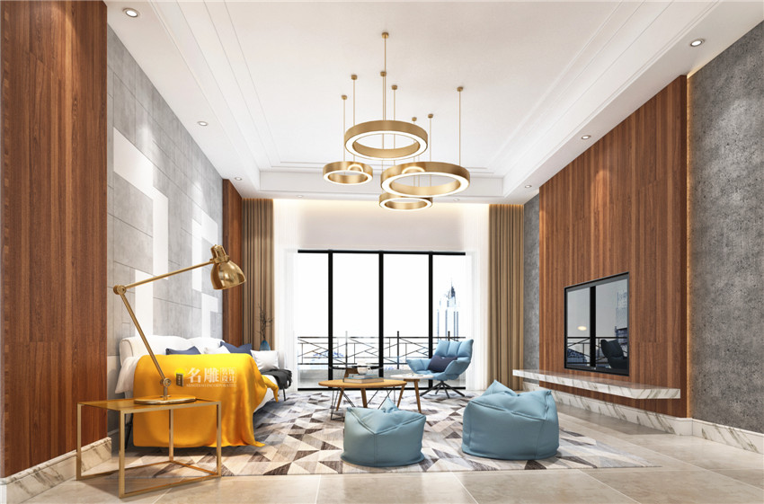 
雅居乐剑桥汇装修设计的现代极简风，在简约中彰显风华