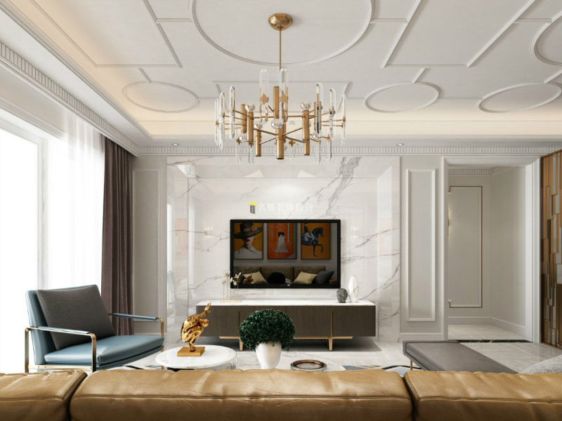 美式风格客厅效果图