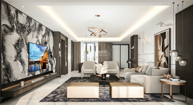 
现代简约装修效果图，这是我见过最好看的装修了