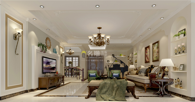 简约美式装修效果图大全