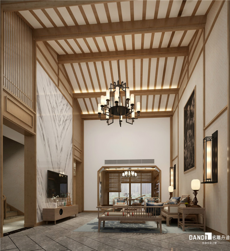 
550平别墅留白装修风格，注定是一段有故事的人生!