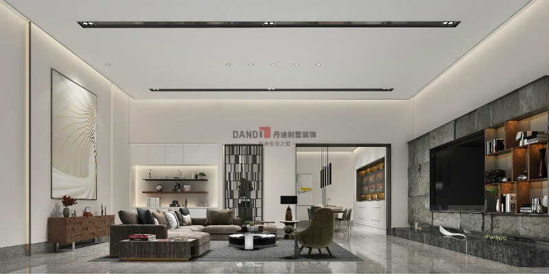 别墅客厅装修效果图