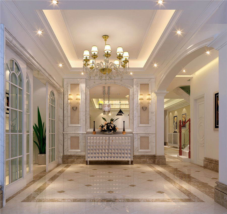 
视觉盛宴|欧式玄关装修效果图赏析