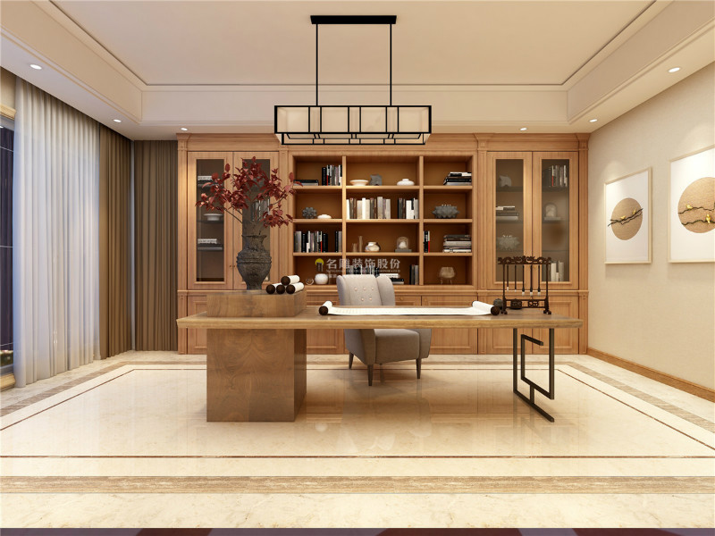 
雅致新中式别墅案例：中国红，那一抹东方惊艳！