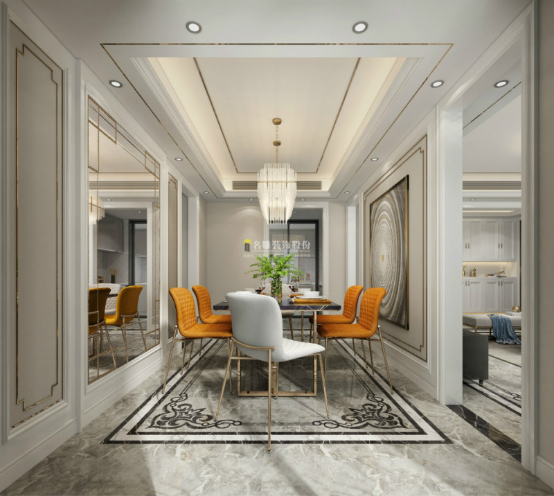 美式轻奢装修效果图