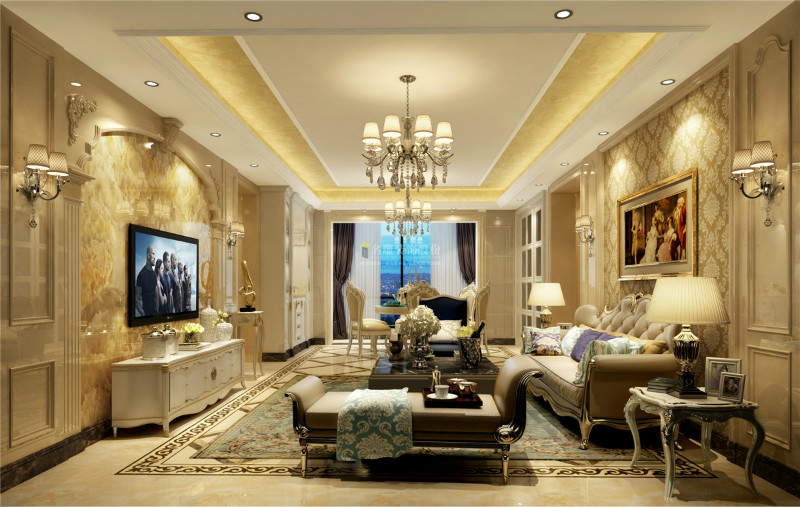 
欧式装修效果图好看吗?欧式风格装修选择名雕装饰公司