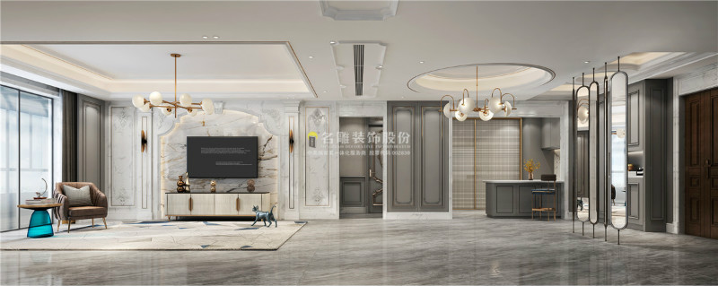 法式客厅装修效果图