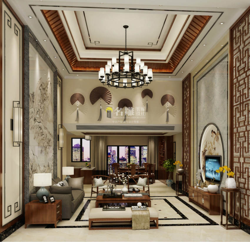 
复式房的装修价格？你绝对猜不到这套中式复式装修多少