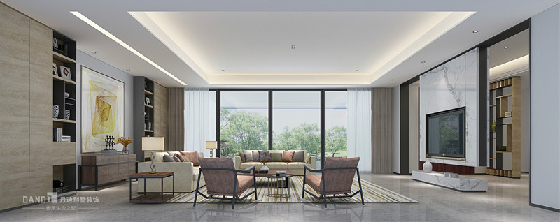 现代别墅室内装修