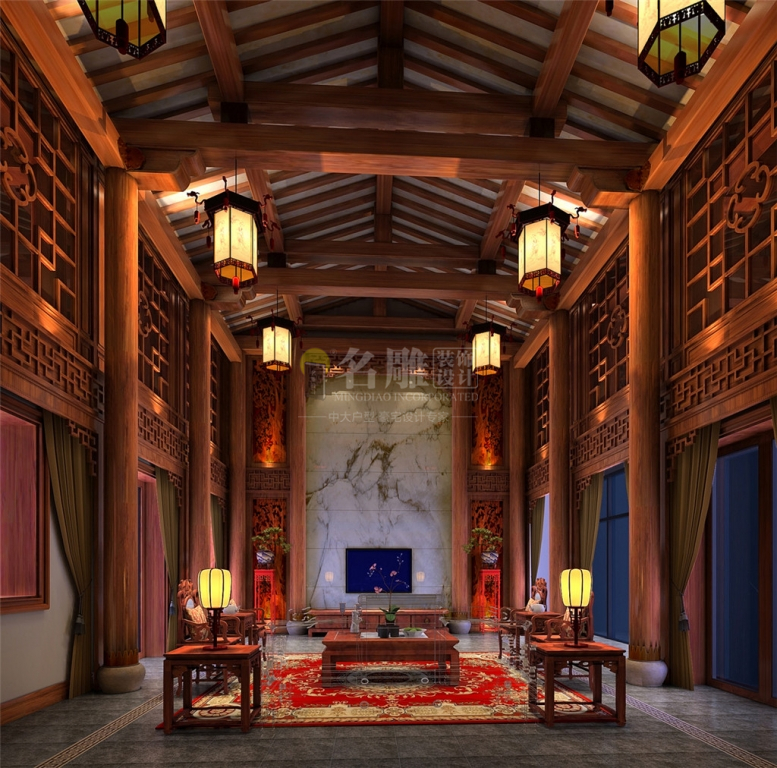 
中式古典风格装修，稍加修饰尽显奢华!