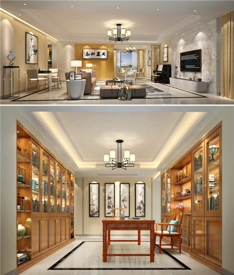 
没有这么专业的水准，怎能叫豪宅装修设计!