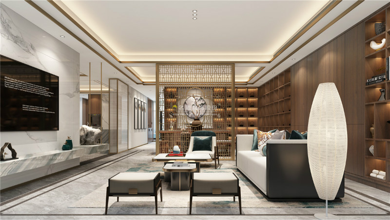 新中式客厅装修效果图