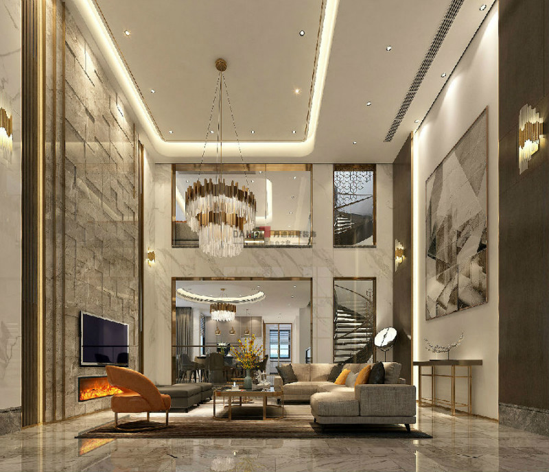 
三款联排别墅装修效果图欣赏，简约时尚，美出新境界！