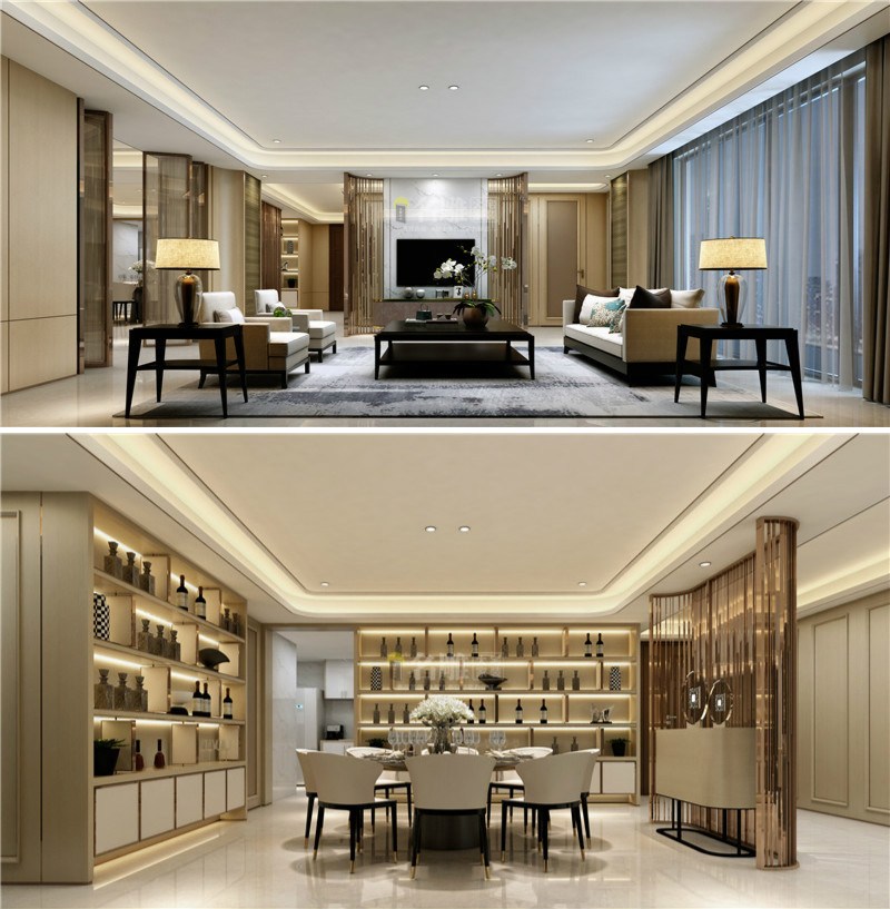 
房子装修成这样，怎么看都不像只有250平米