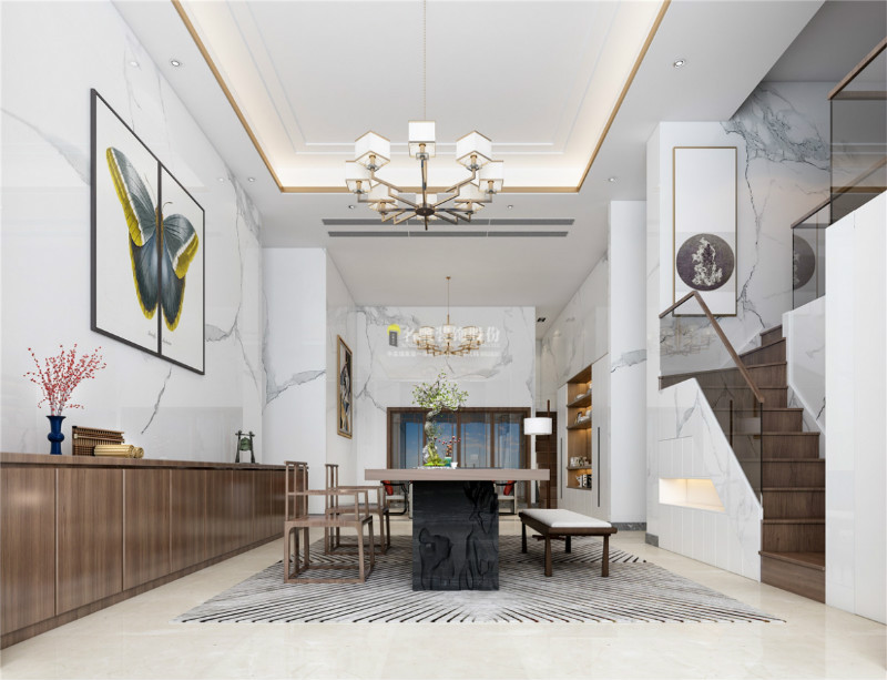 新中式客厅装修效果图