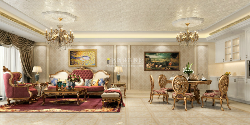 欧式风格三室装修