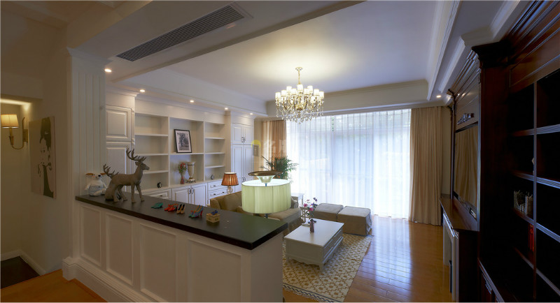 
美式田园风，兼具高贵大气和温馨舒适!