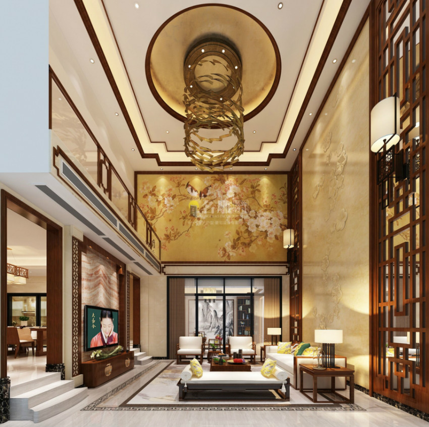 
中式别墅装修，被这样的中国风美醉了！