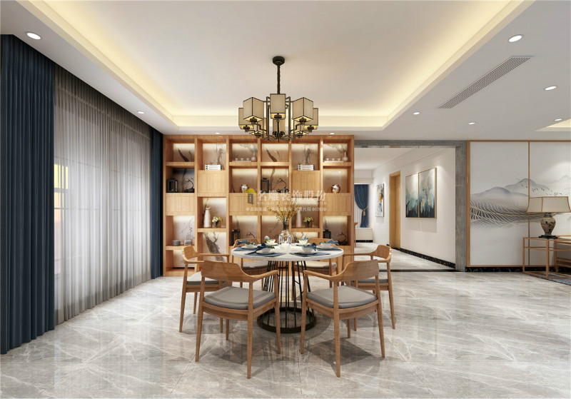中式风格餐厅设计效果图