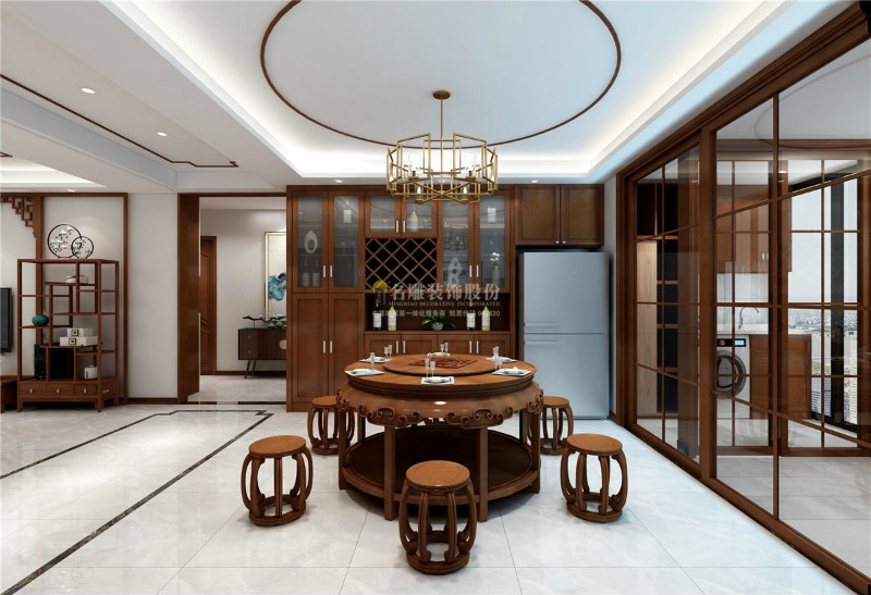 中式风格餐厅设计效果图