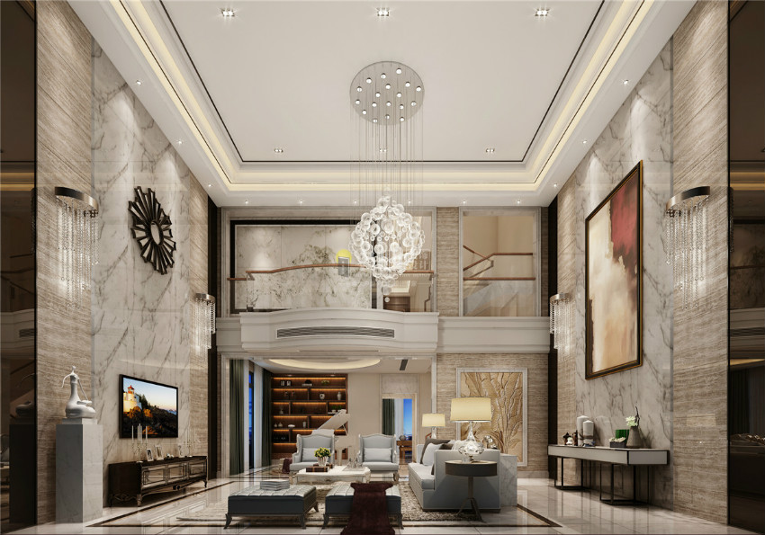 
看完这两套简约别墅效果图，便爱上简约别墅设计!