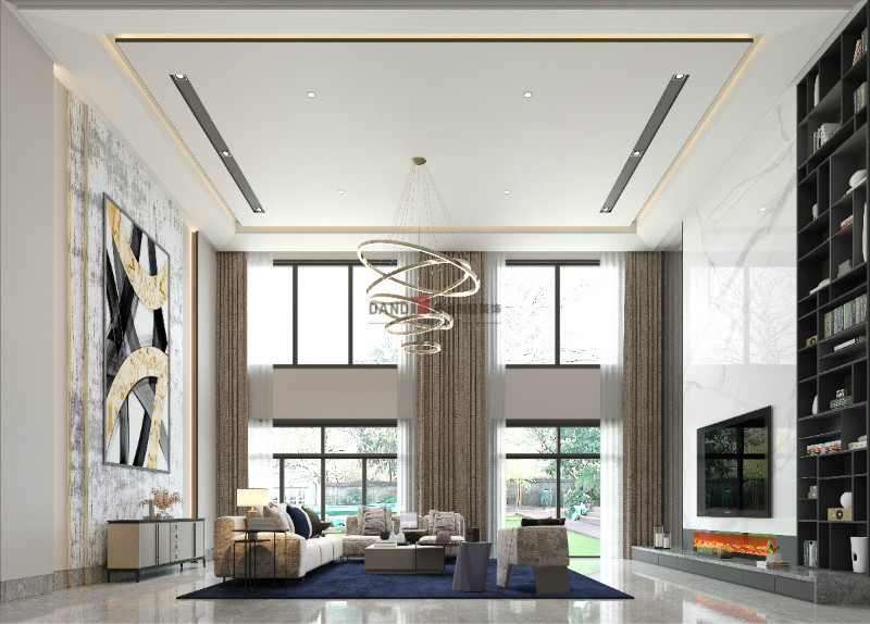 别墅客厅装修效果图