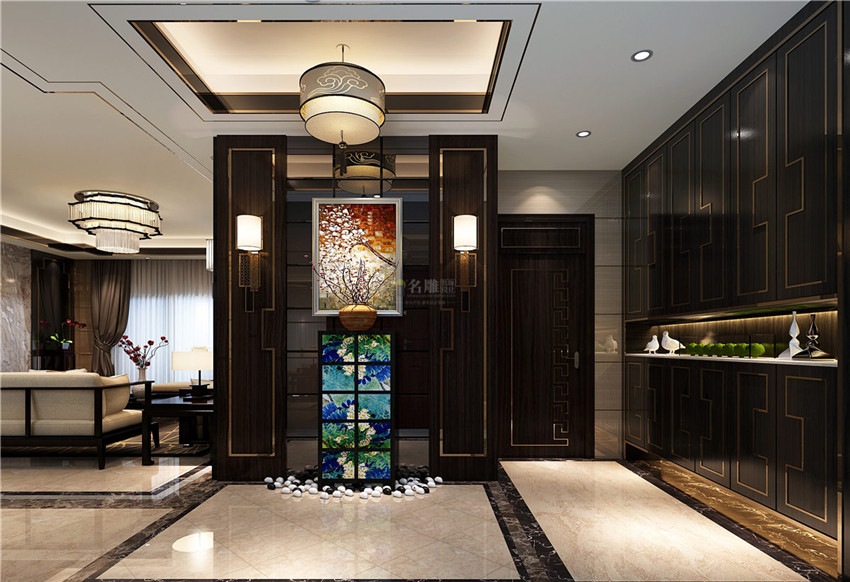 
两套深圳装修公司新中式装修样板间，永不过时的高级美