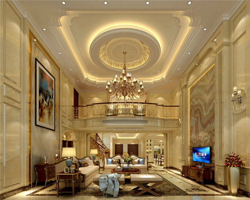 
800平米别墅装修|典雅的欧式风格