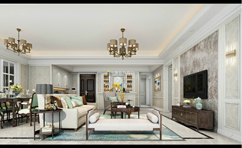 美式装修风格效果图大全