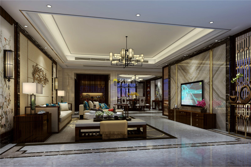 
新中式三房两厅装修，年轻人也会一眼爱上的东方美