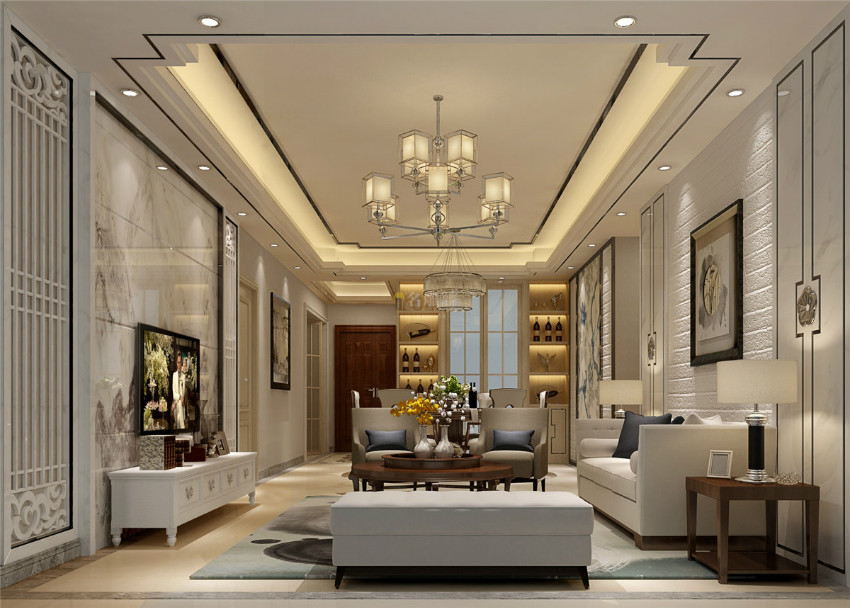 
深圳124平的房子装修|小资的现代风格