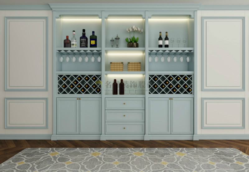
墙壁酒柜架有哪些尺寸？家庭酒柜设计需要注意什么？